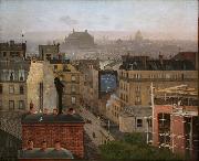 Antonin Chittussi Paris as Viewed from Montmartre Spain oil painting artist